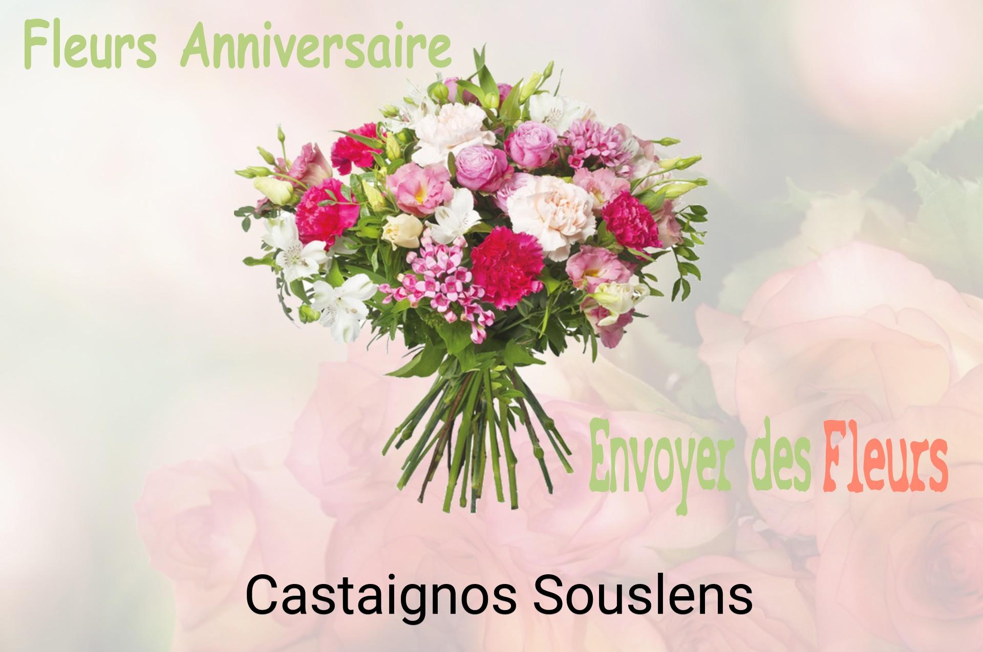 Bouquet de fleurs d’anniversaire livré à Castaignos-Souslens